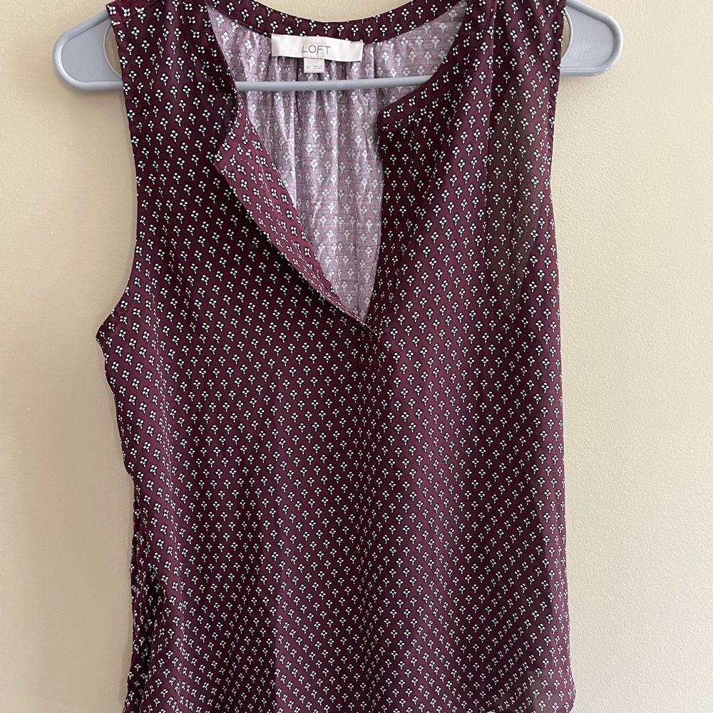 Loft dressy blouse size medium